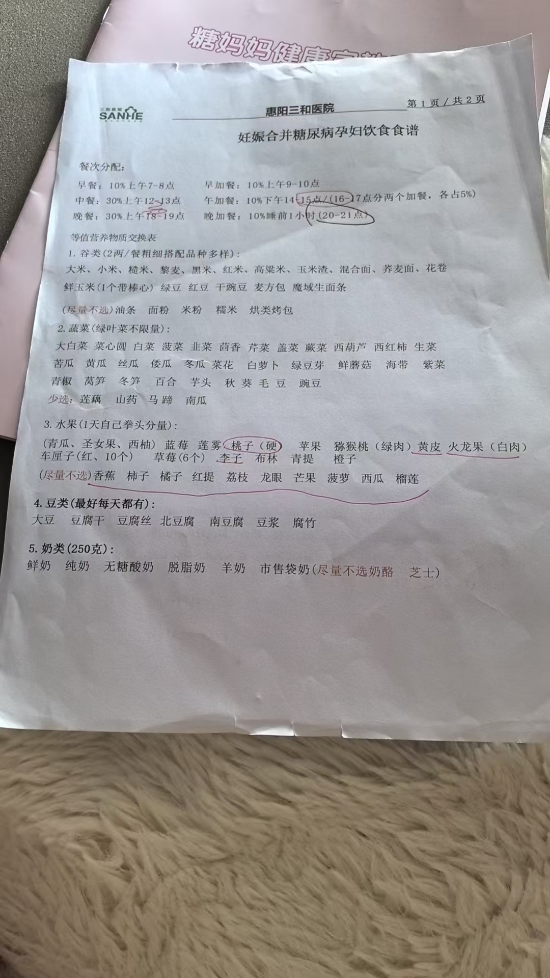 孕期控糖饮食分享