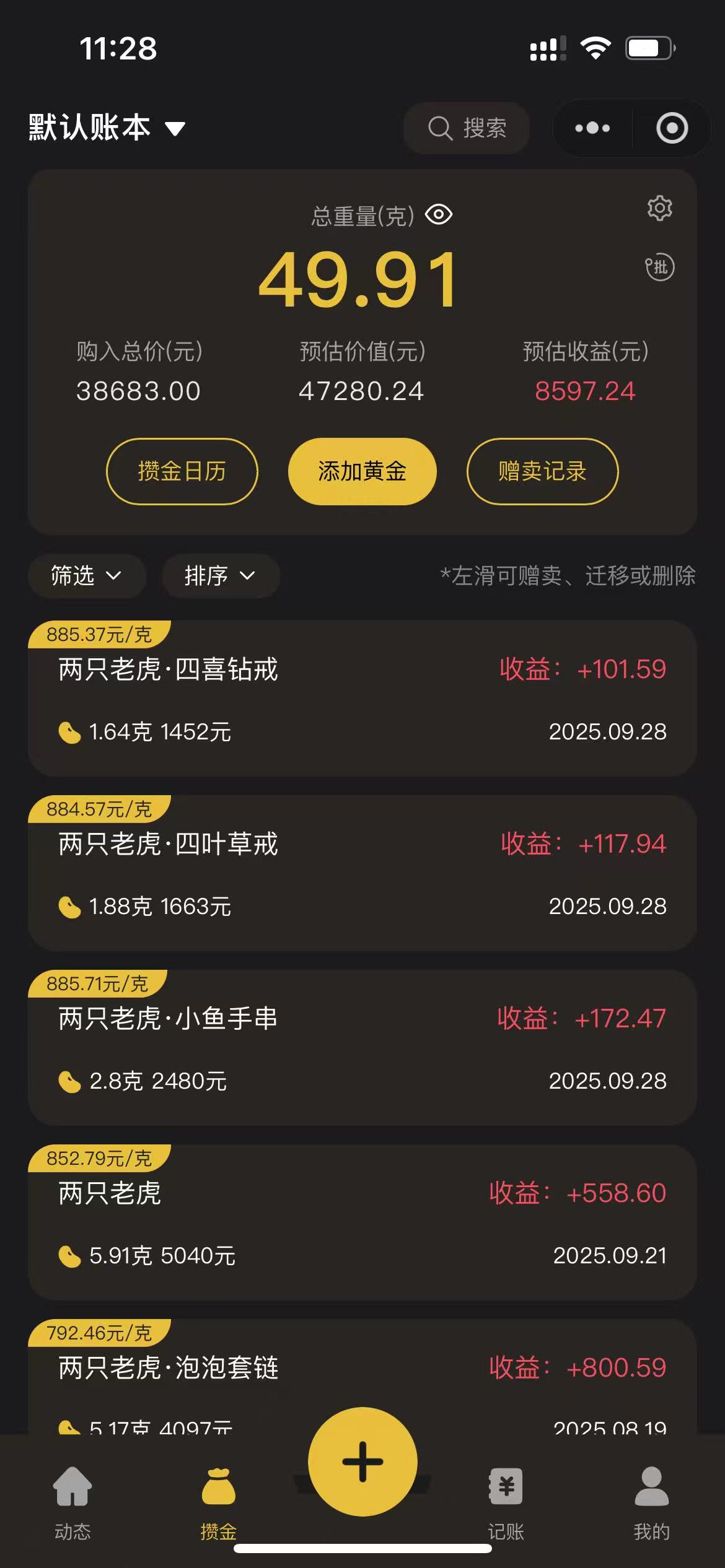 黄金价格飙升，我的小金库升值了