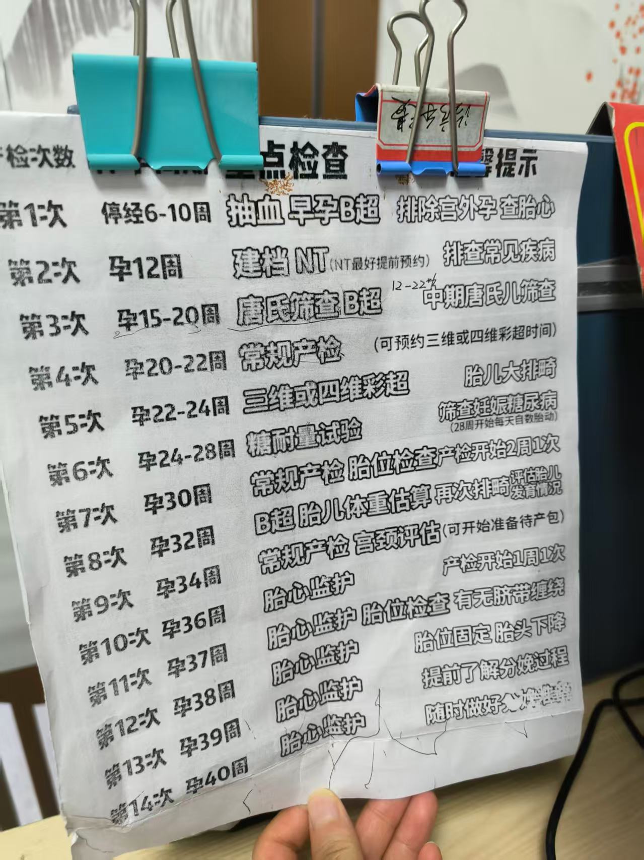 孕期四维检查预约经历
